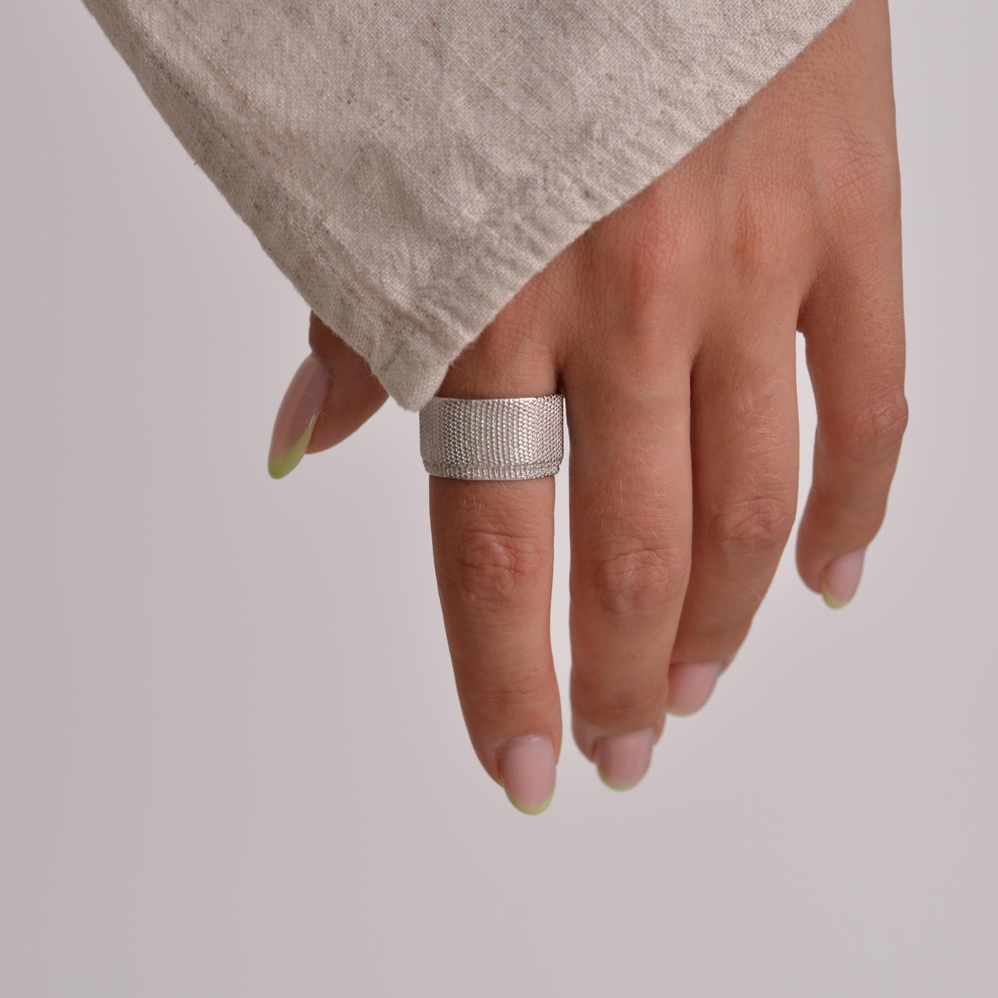 Chunky Chain Silver Rings