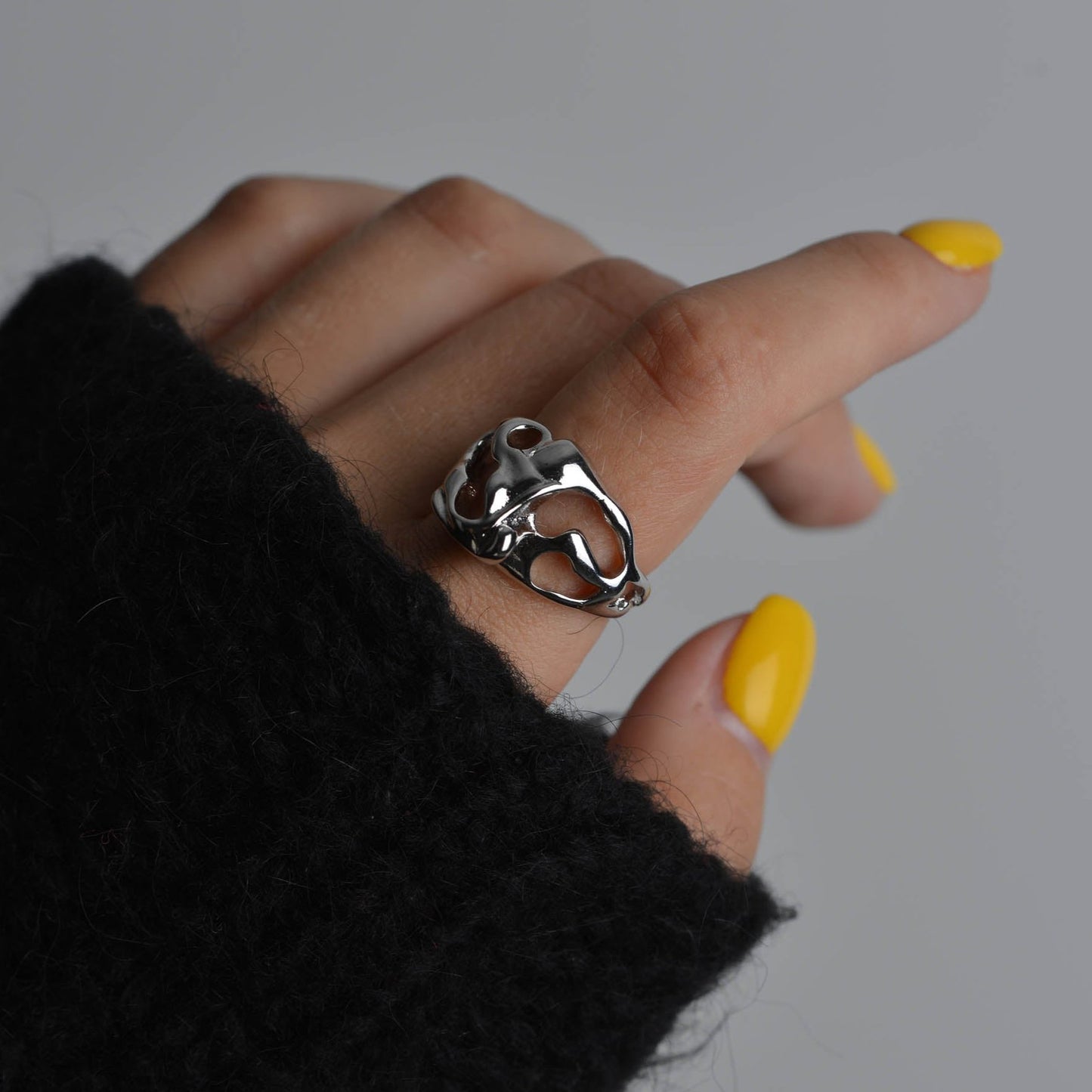 Irregular Silver Rings