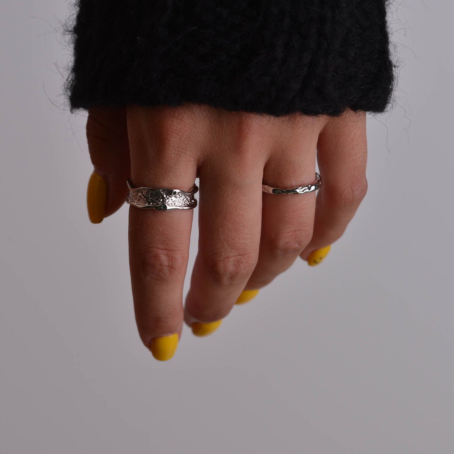 Isabella's Silver Ring Set