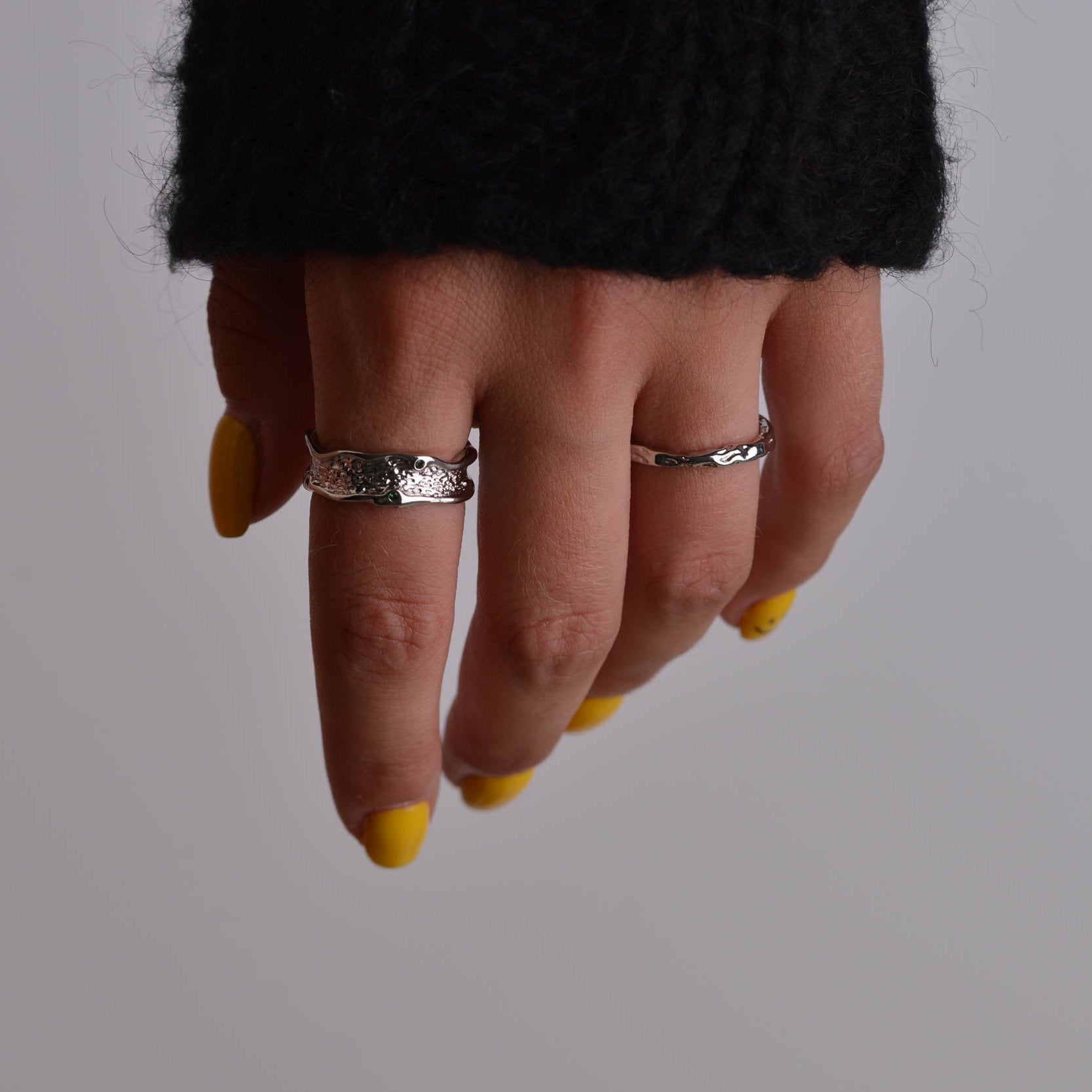 Isabella's Silver Ring Set