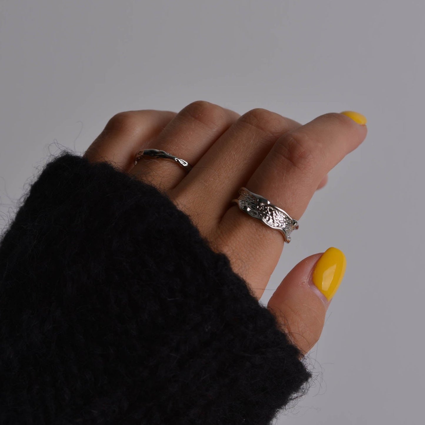 Isabella's Silver Ring Set