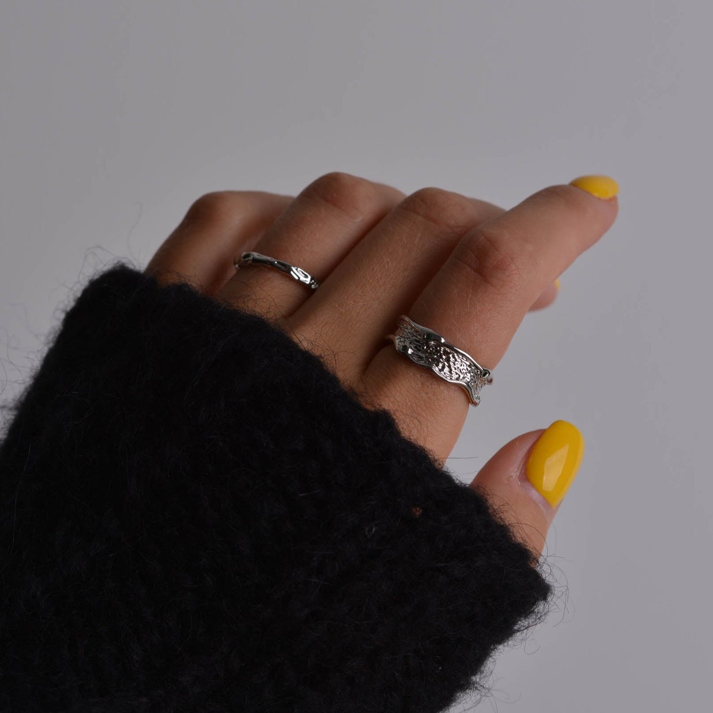 Isabella's Silver Ring Set