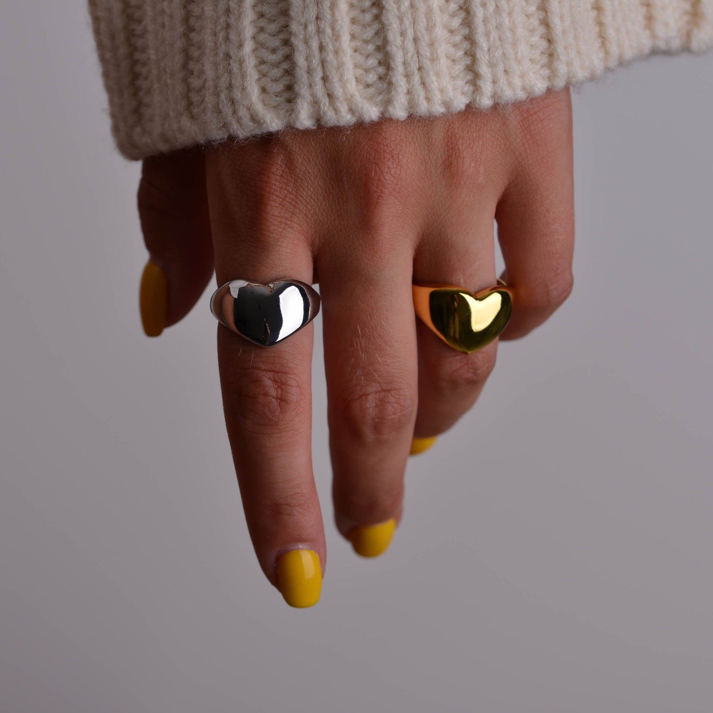 Chunky Heart Ring