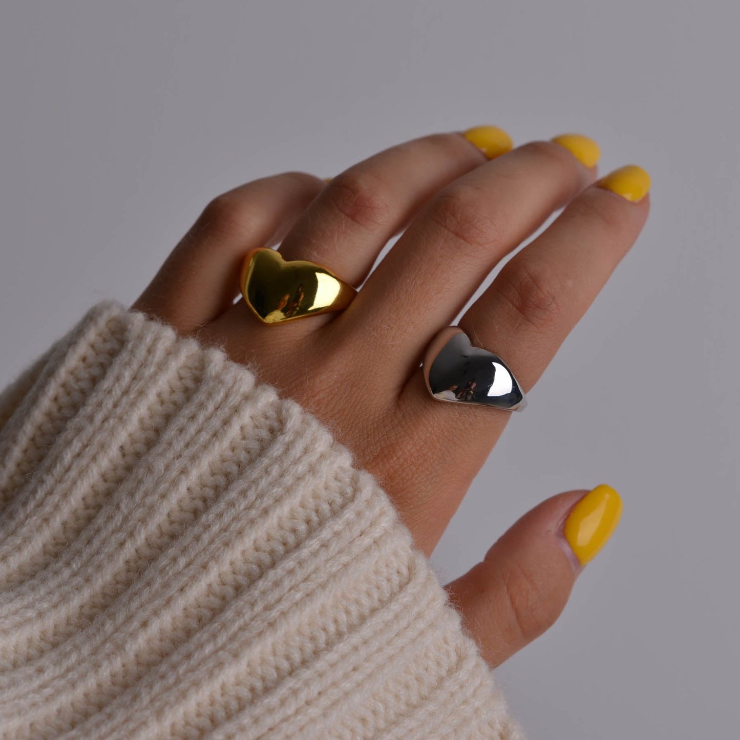 Chunky Heart Ring