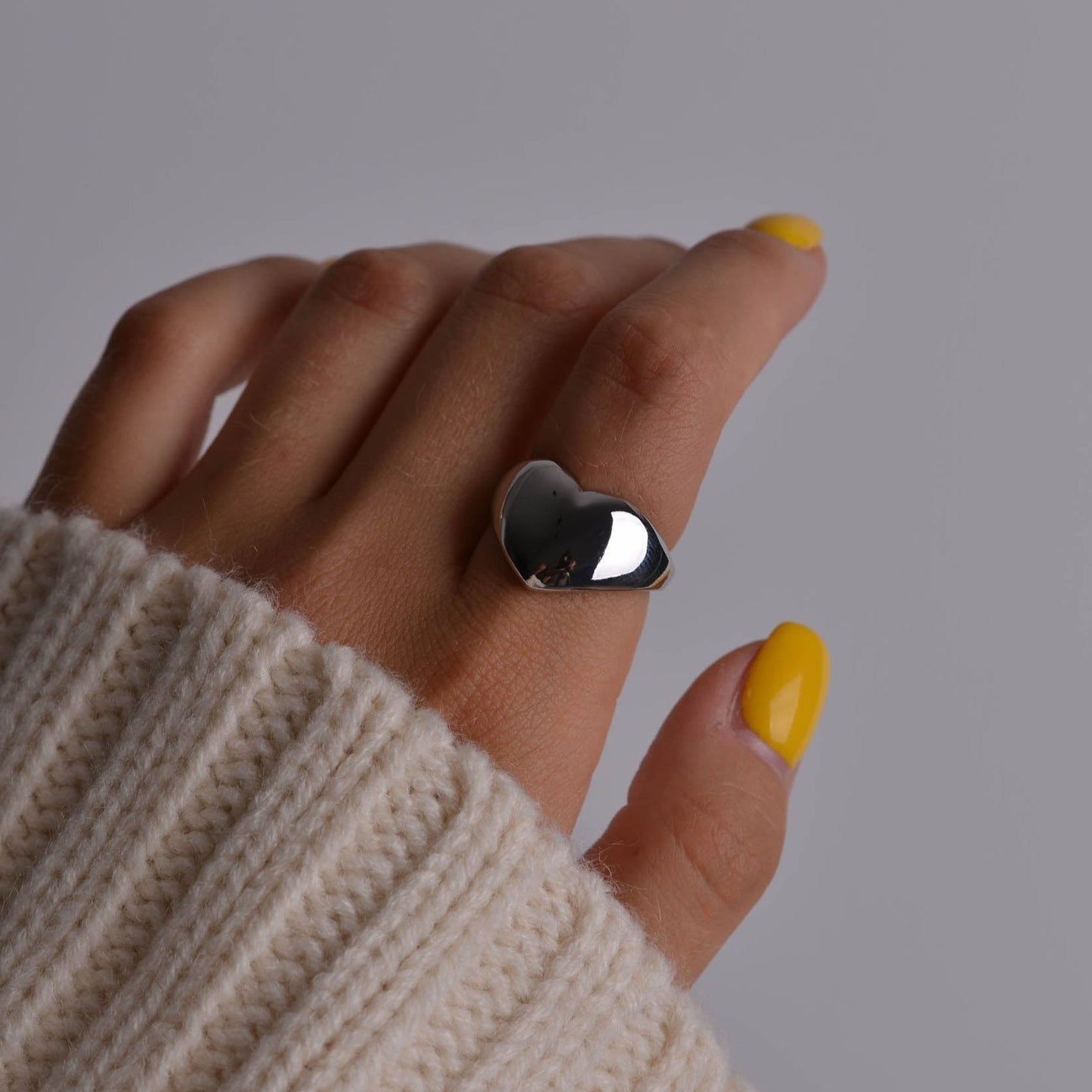 Chunky Heart Ring