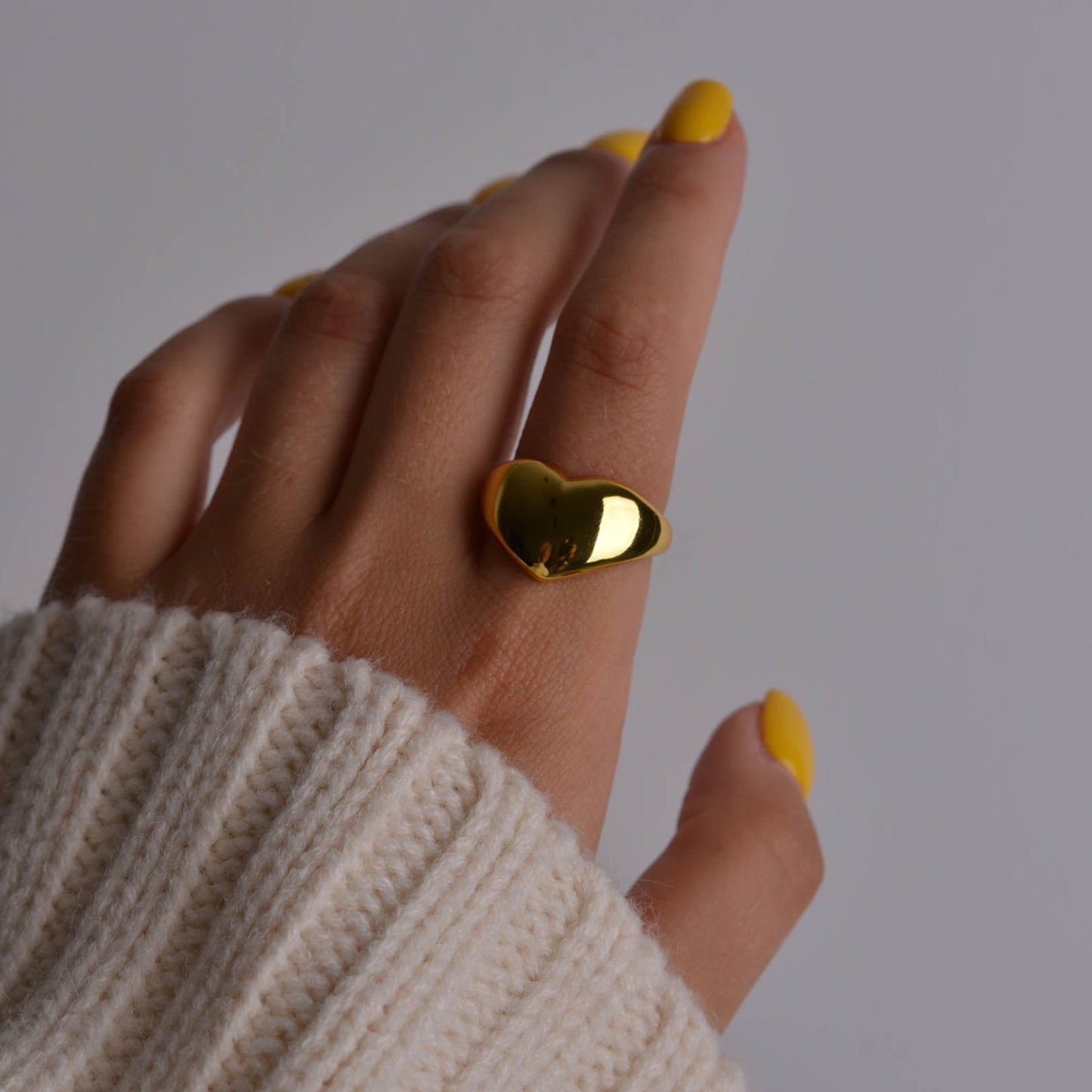 Chunky Heart Ring