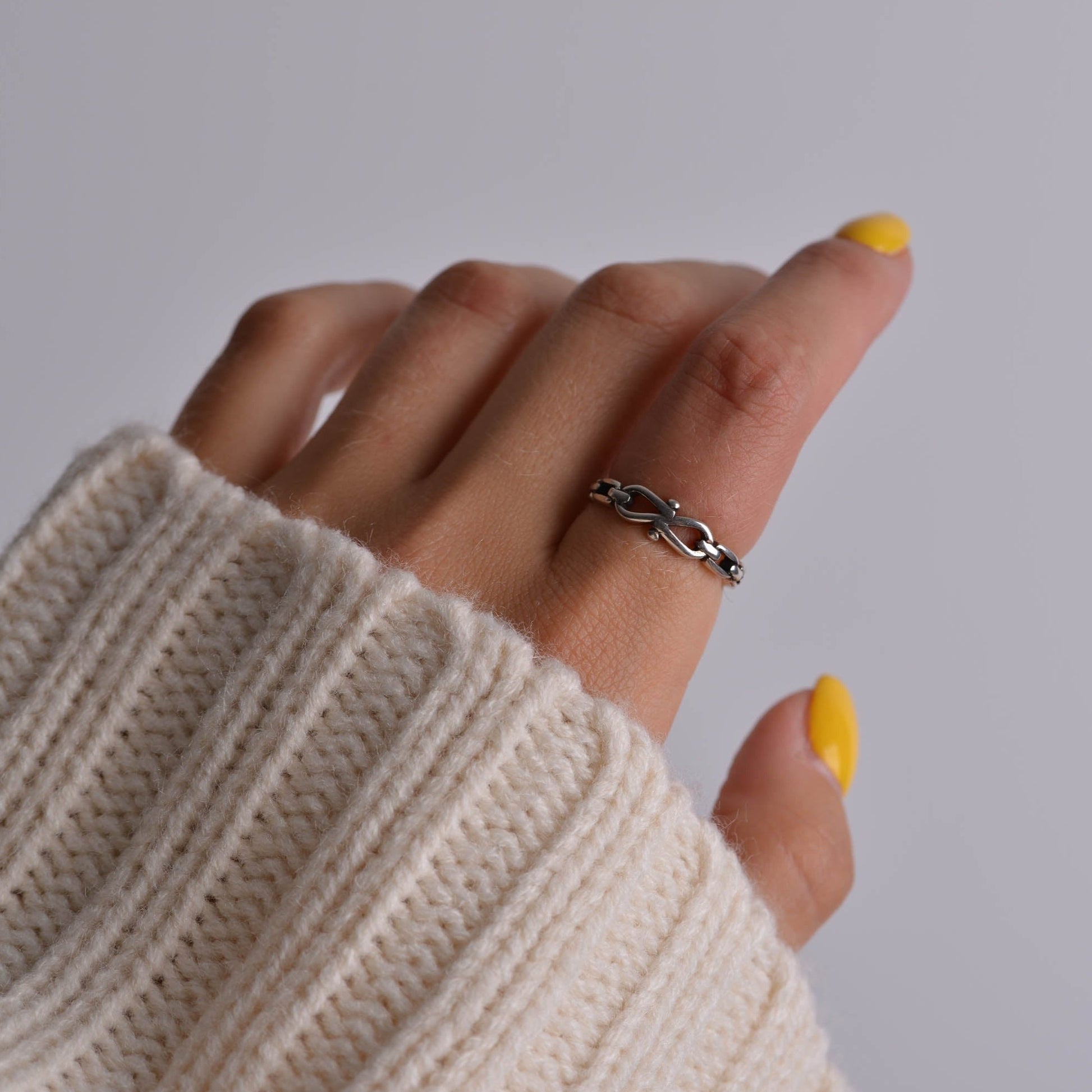 Black Onyx Stone Sterling Silver Ring Set