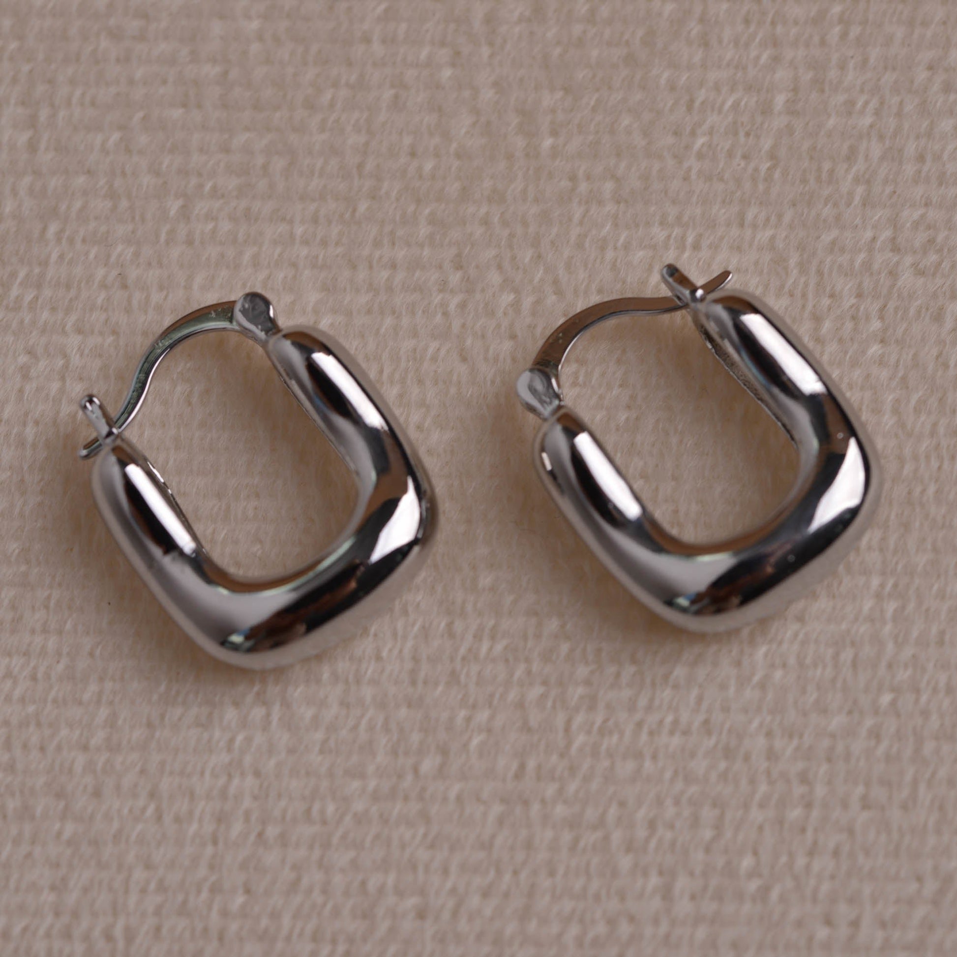 handmade square earrings