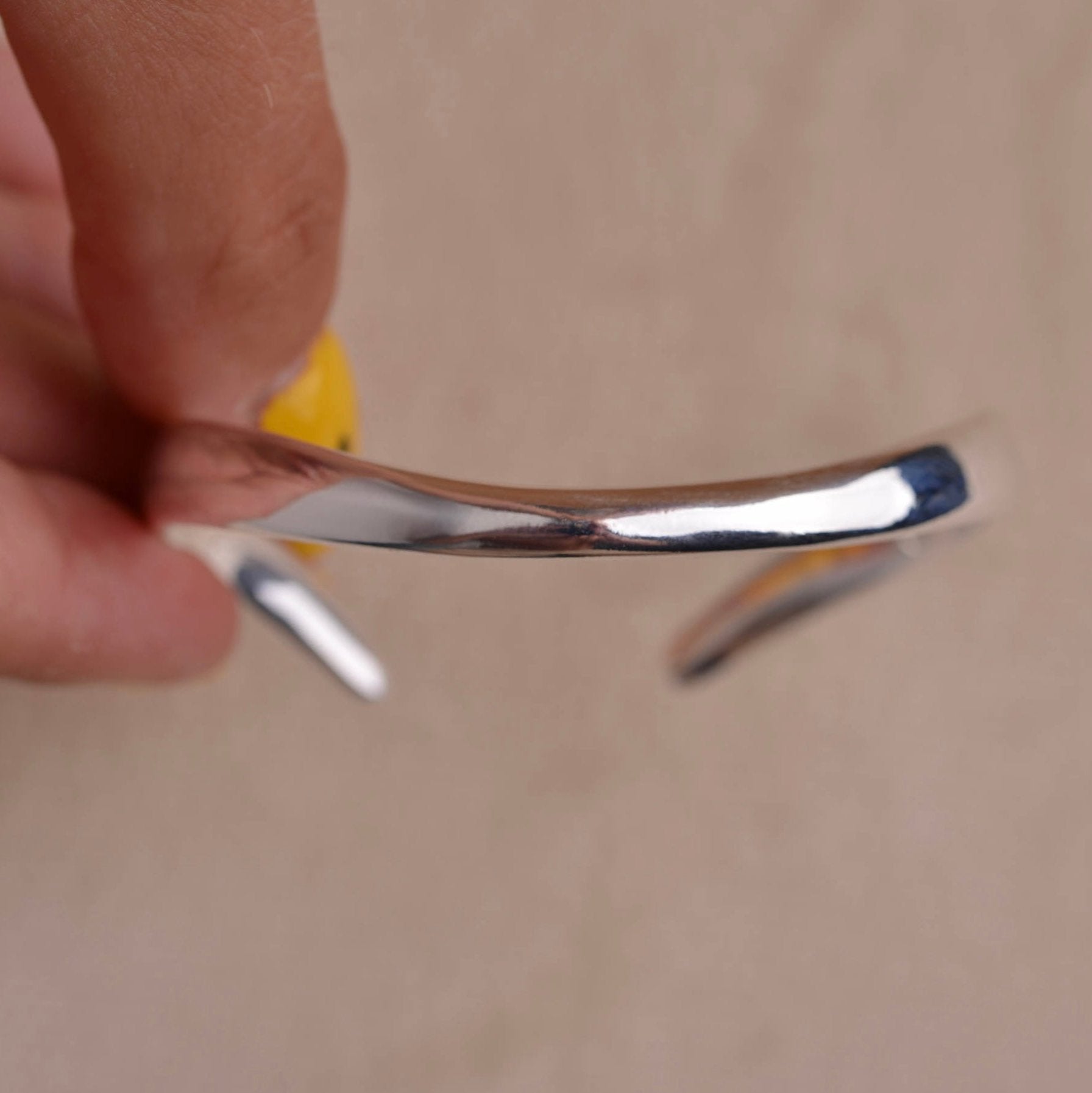 Solid Silver gabija Bracelet