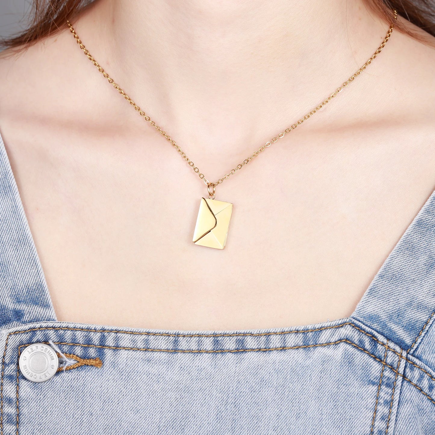 Custom Love Envelope Necklace