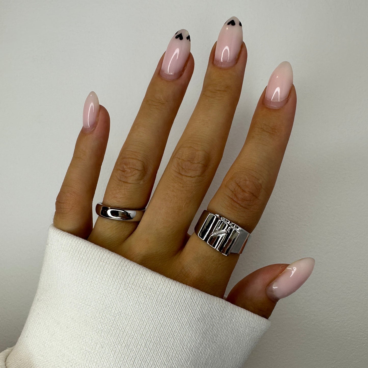 Chunky Silver Ring Set