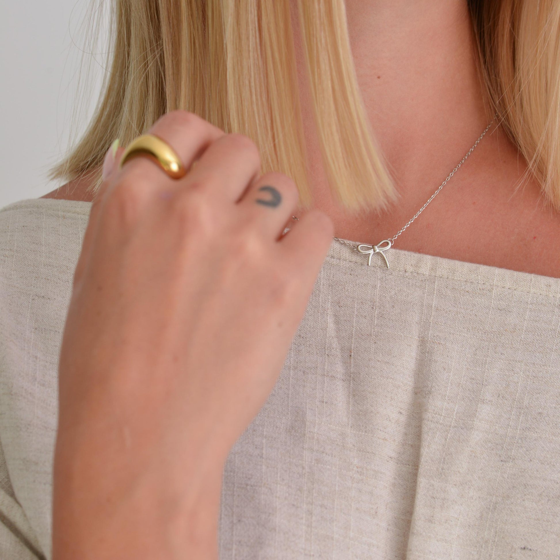Infinity Silver Necklace