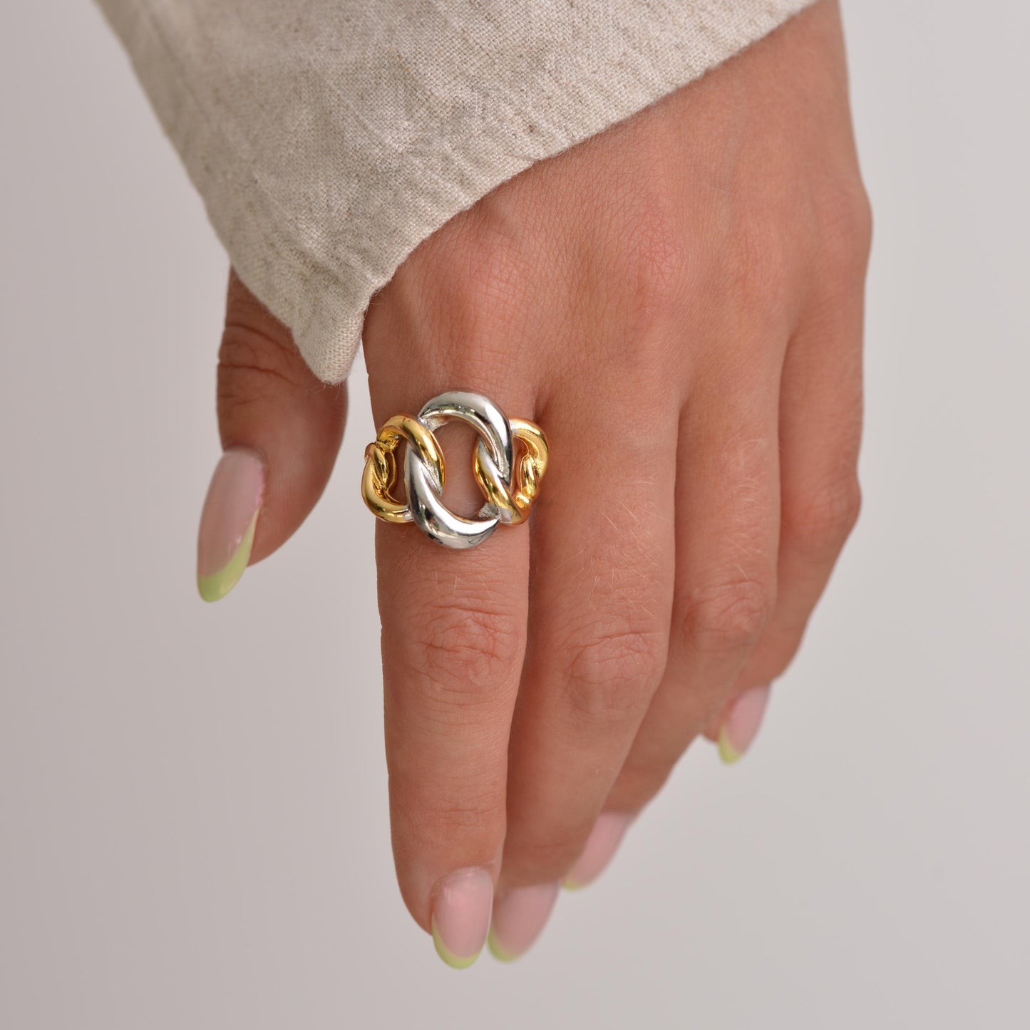 Silver & Gold Blend Ring