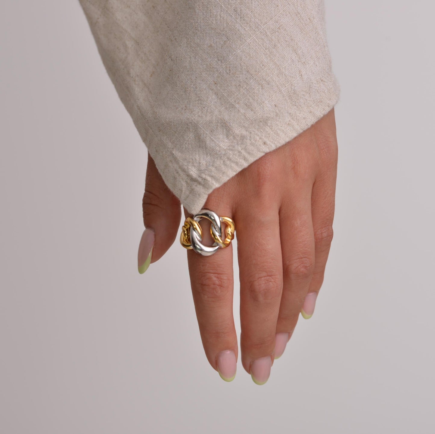 Silver & Gold Blend Ring