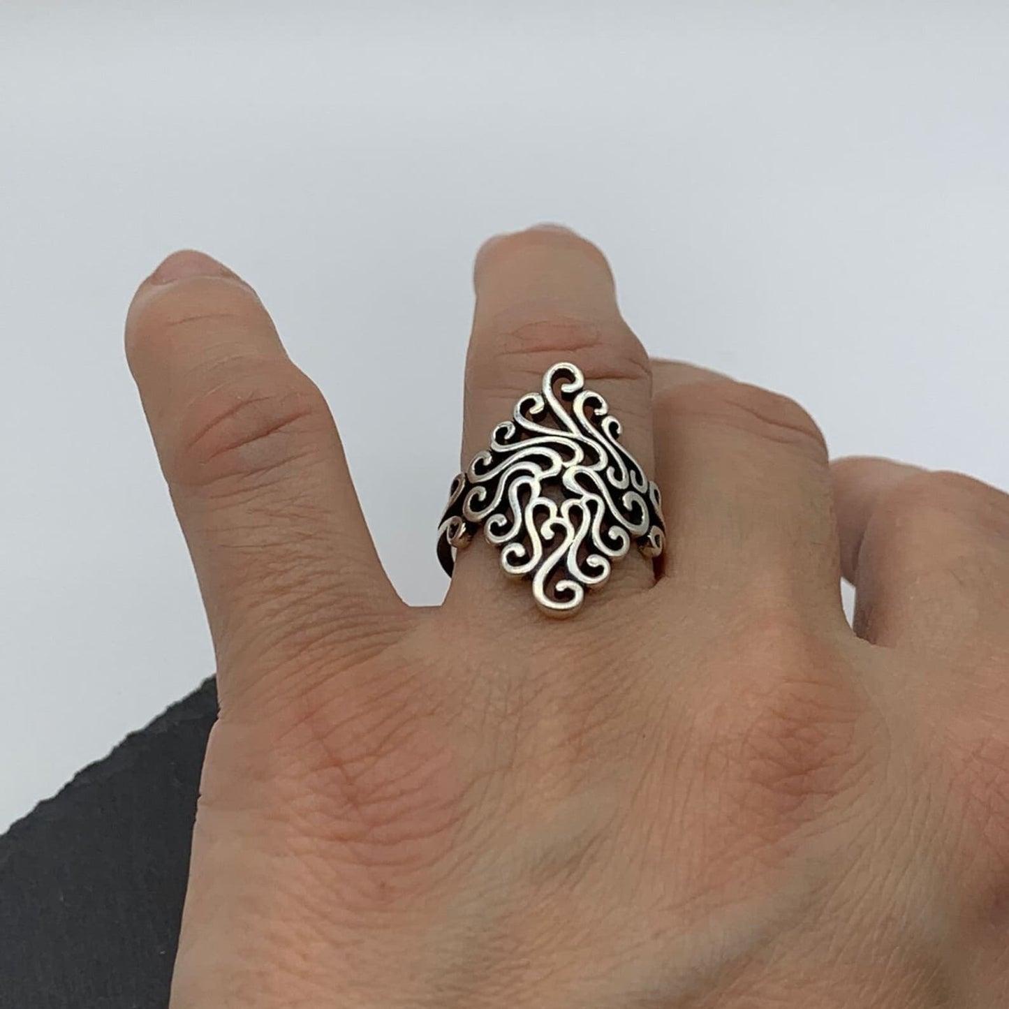 Filigree Silver Ring