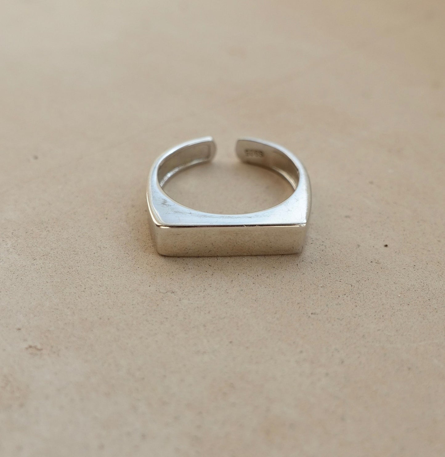 Sterling Silver Bullet Ring