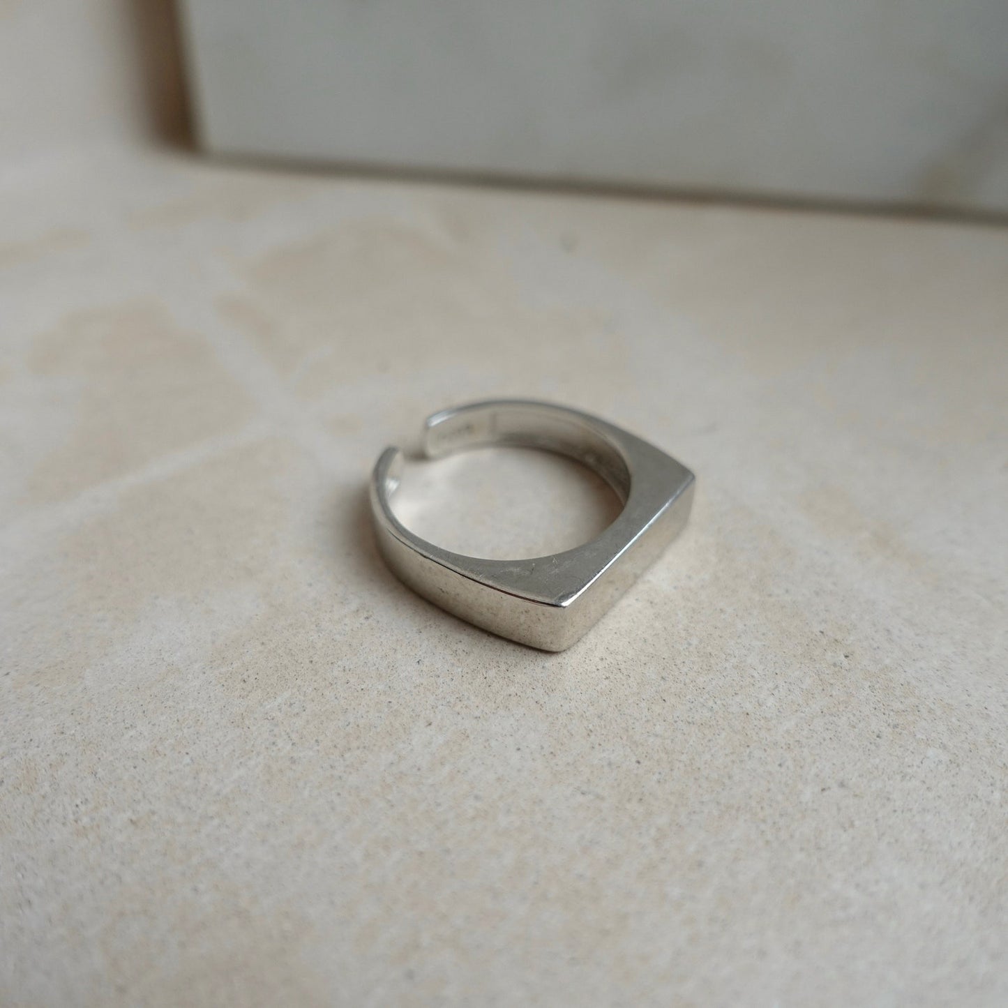 Sterling Silver Bullet Ring