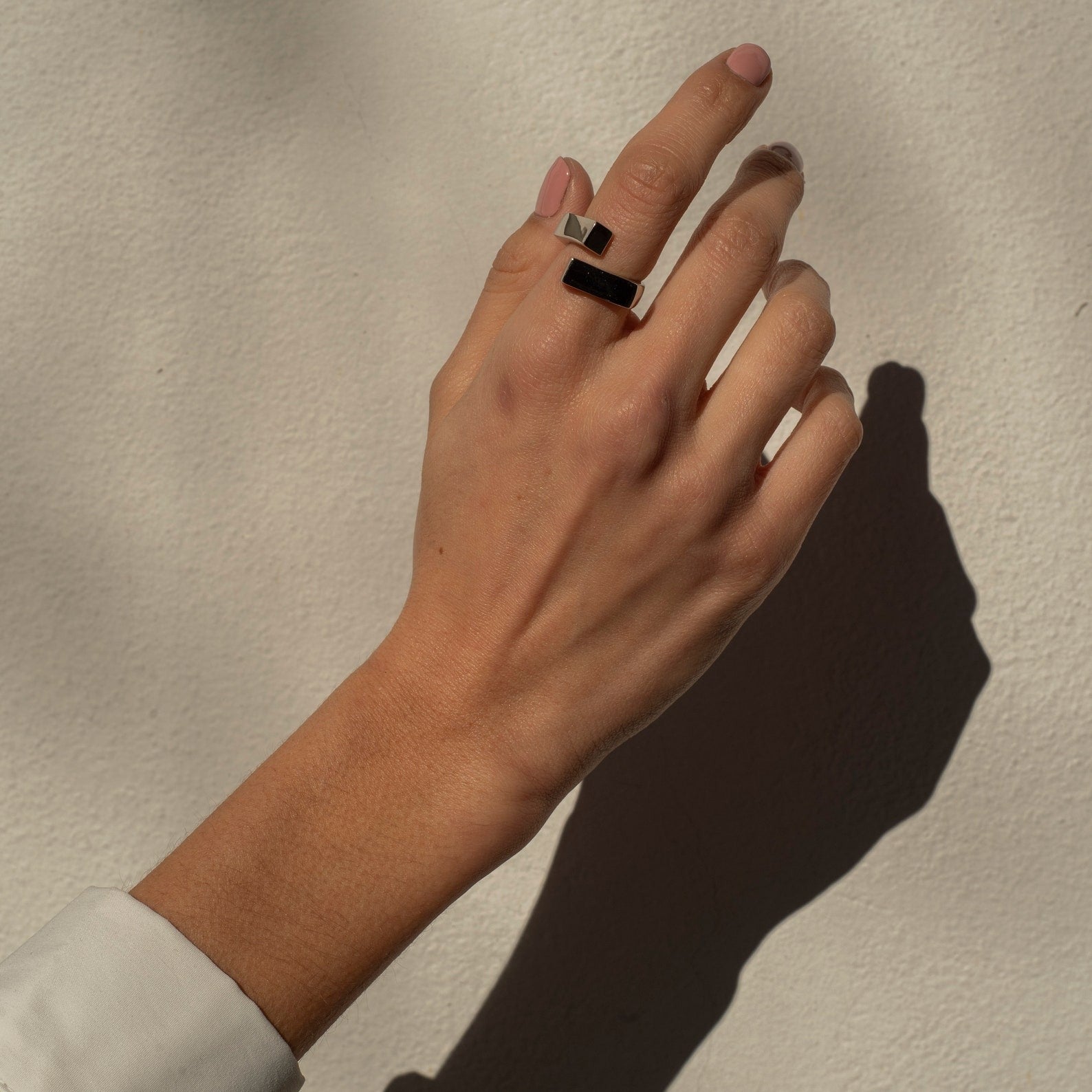 Signet Silver Bar Ring