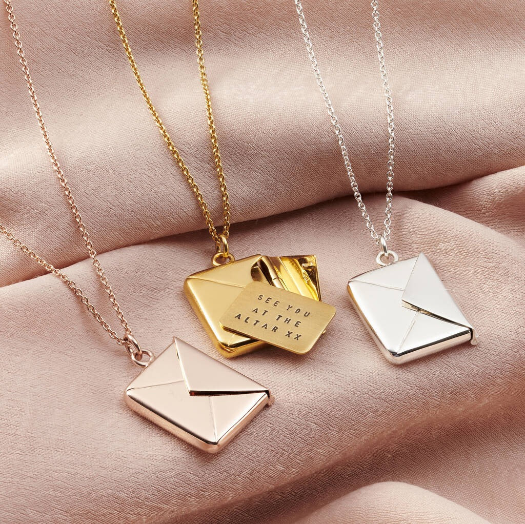 Custom Love Envelope Necklace