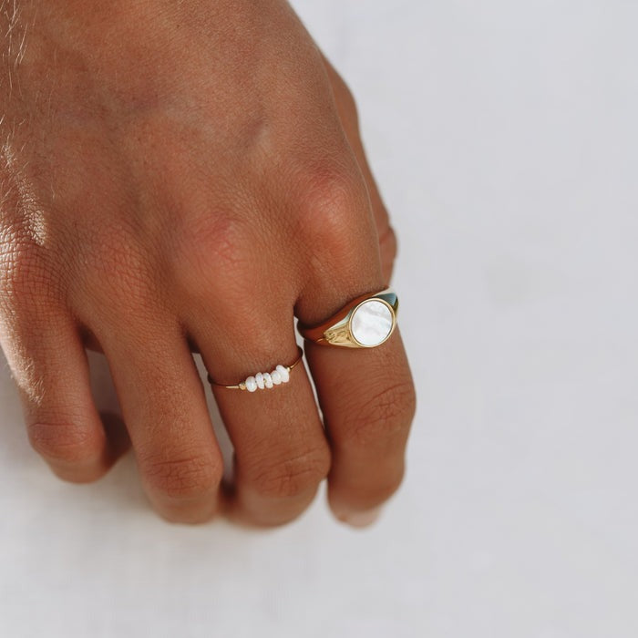 Mini Pearl Ring