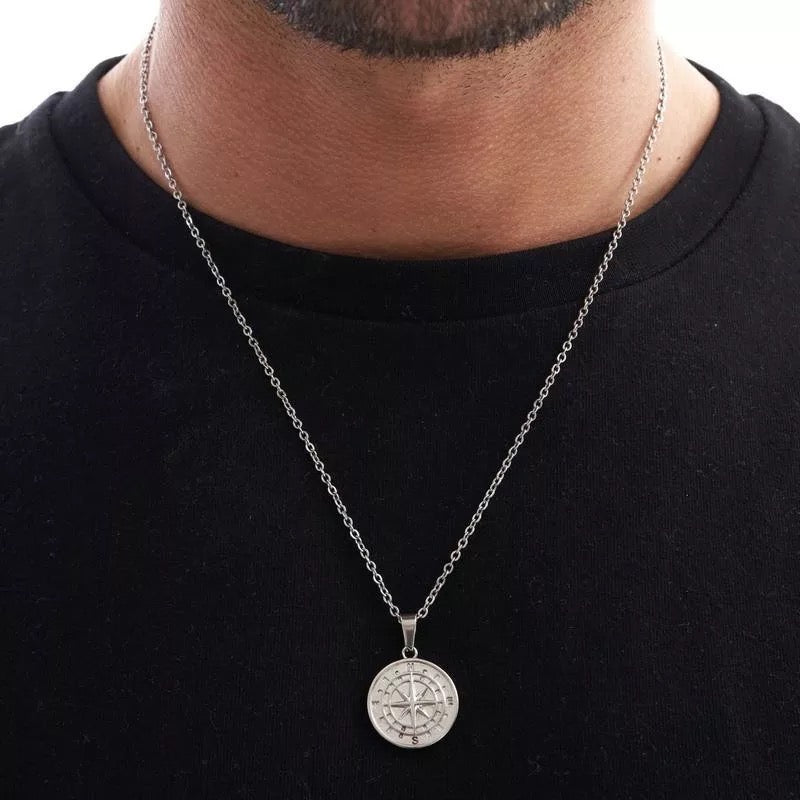 Men's Compass Pendant