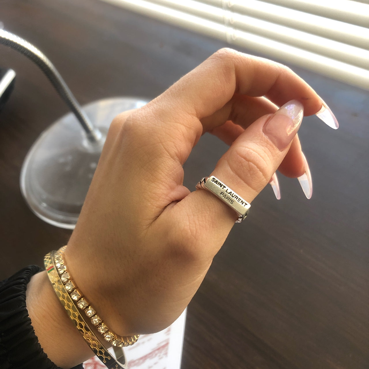 Chunky Silver Irregular Ring for women
