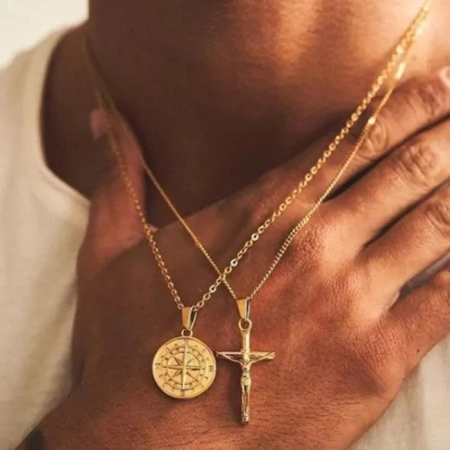 Silver Cross Men's Pendant