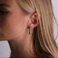 18k Gold Dangling Earrings 