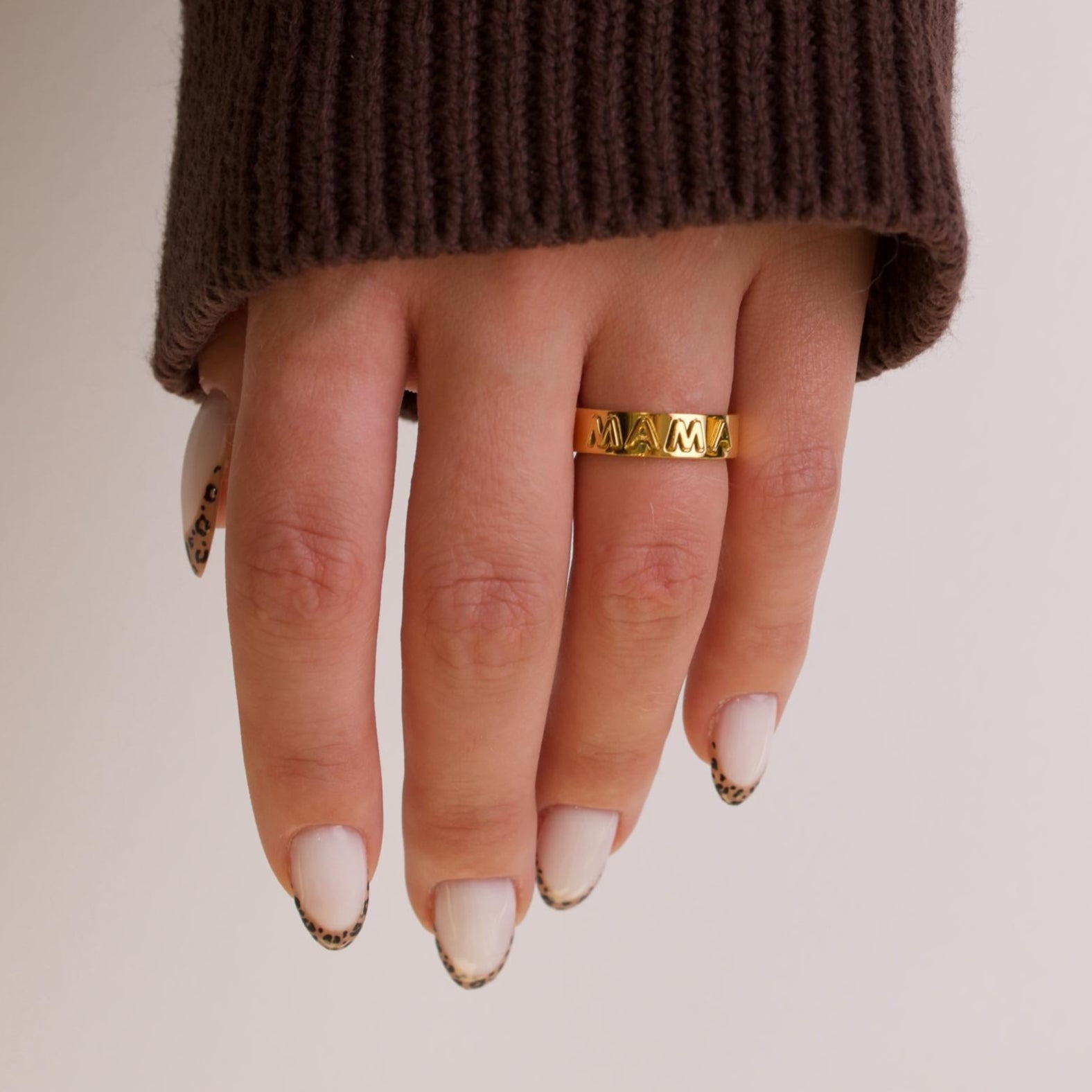 <3 Mama 18k Gold Ring