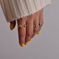 Adjustable Gold & Silver Ring