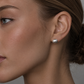 Brushed Finish Sterling Silver Earrings