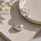 Brushed Finish Sterling Silver Earrings