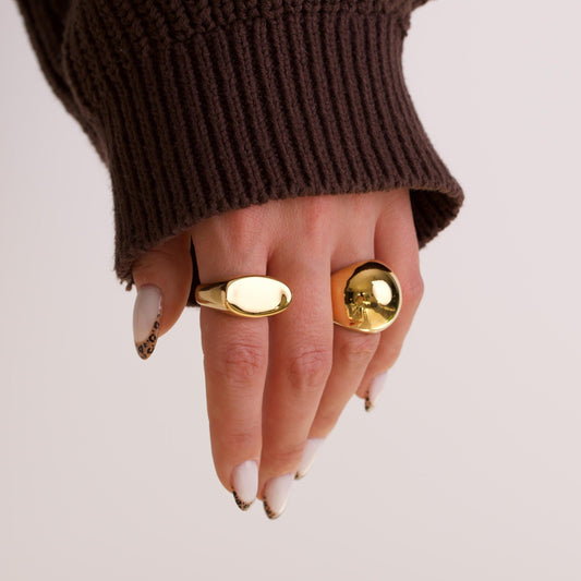 Chunky Gold Rings 