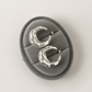 Chunky Moon Style Silver Ring