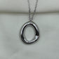 Circle Silver Necklace