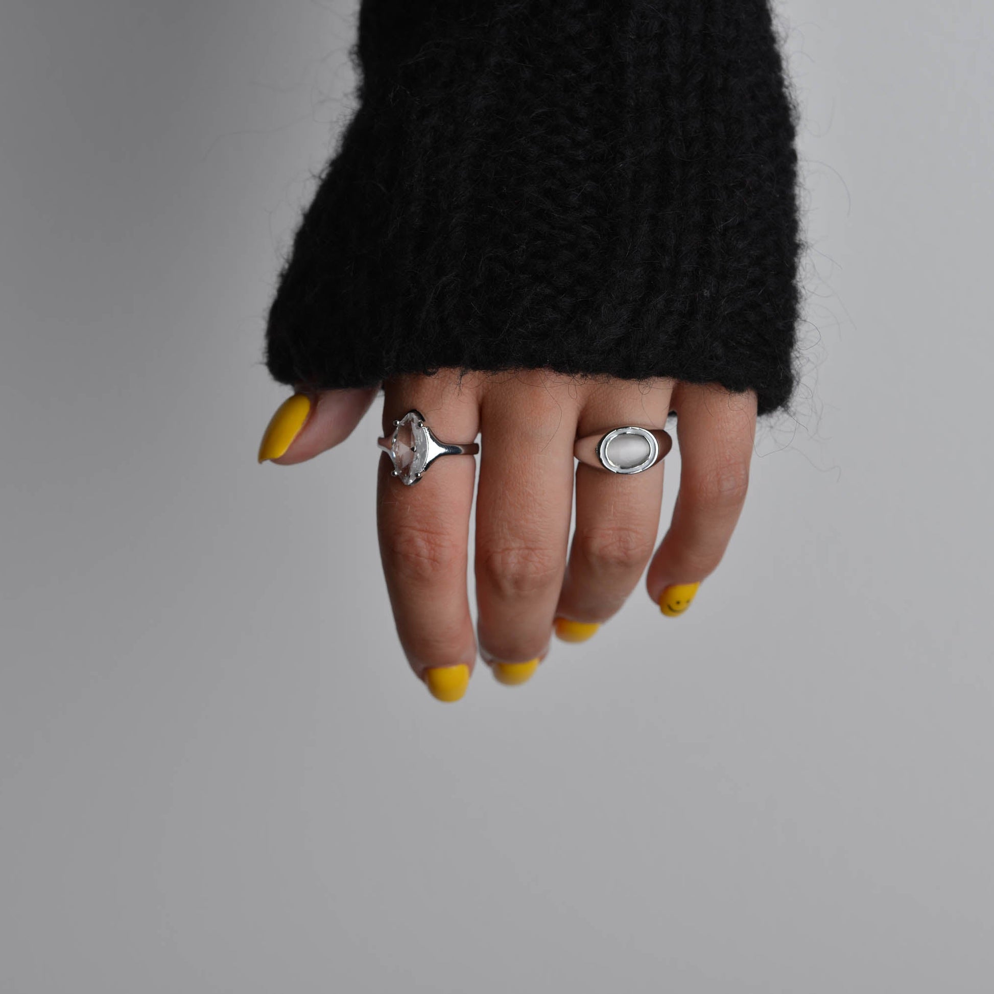Cubic Zirconia Silver Ring