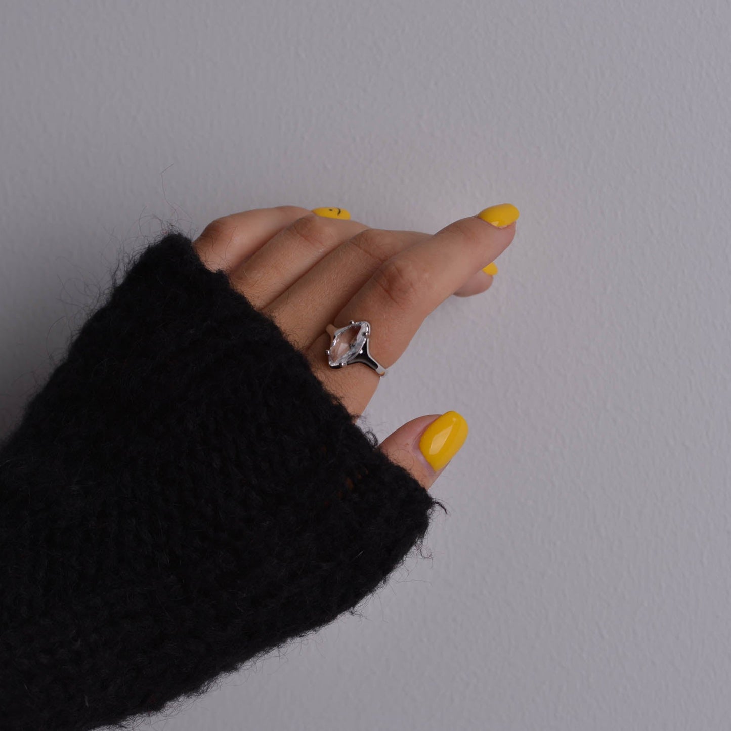 Cubic Zirconia Silver Ring