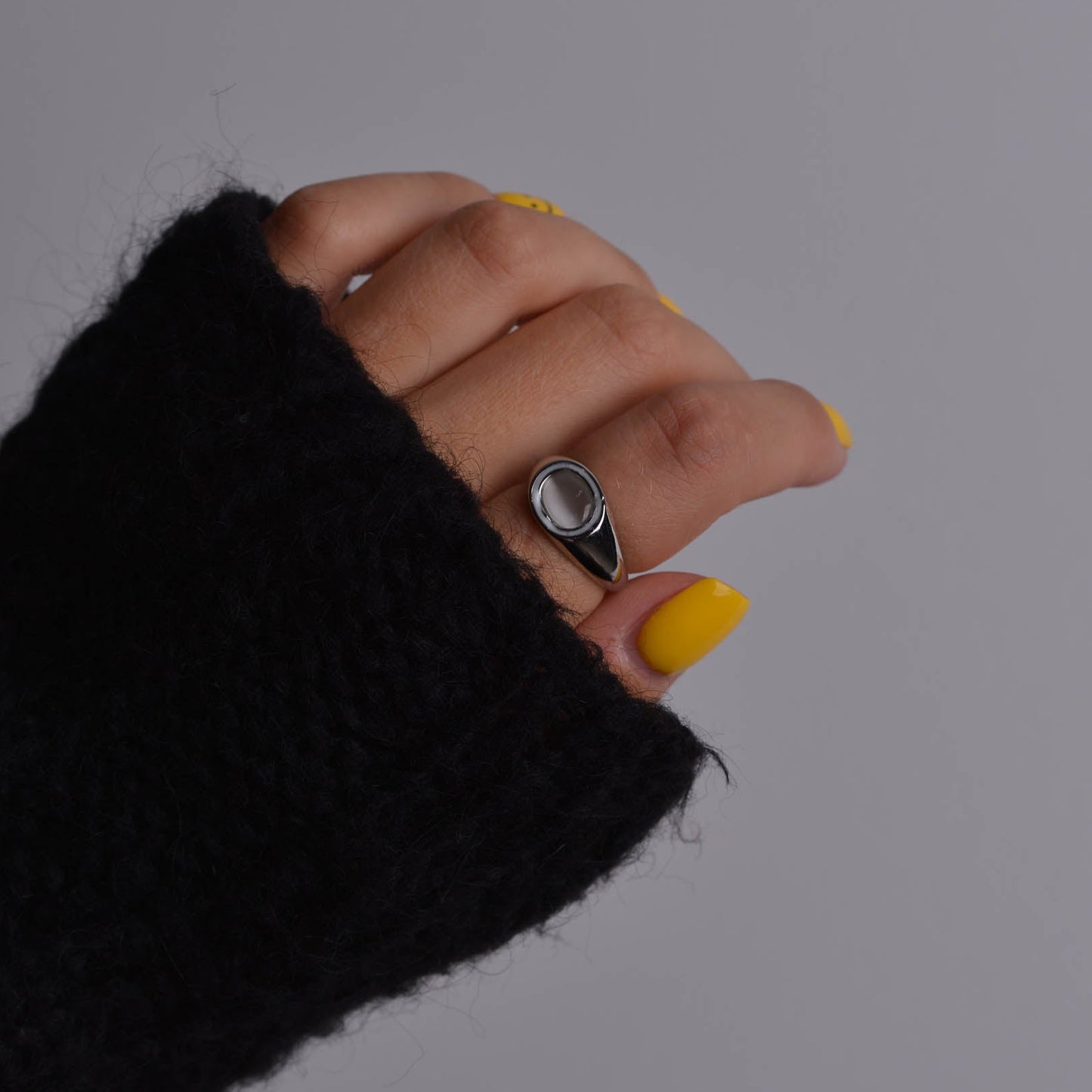 Cubic Zirconia Silver Ring