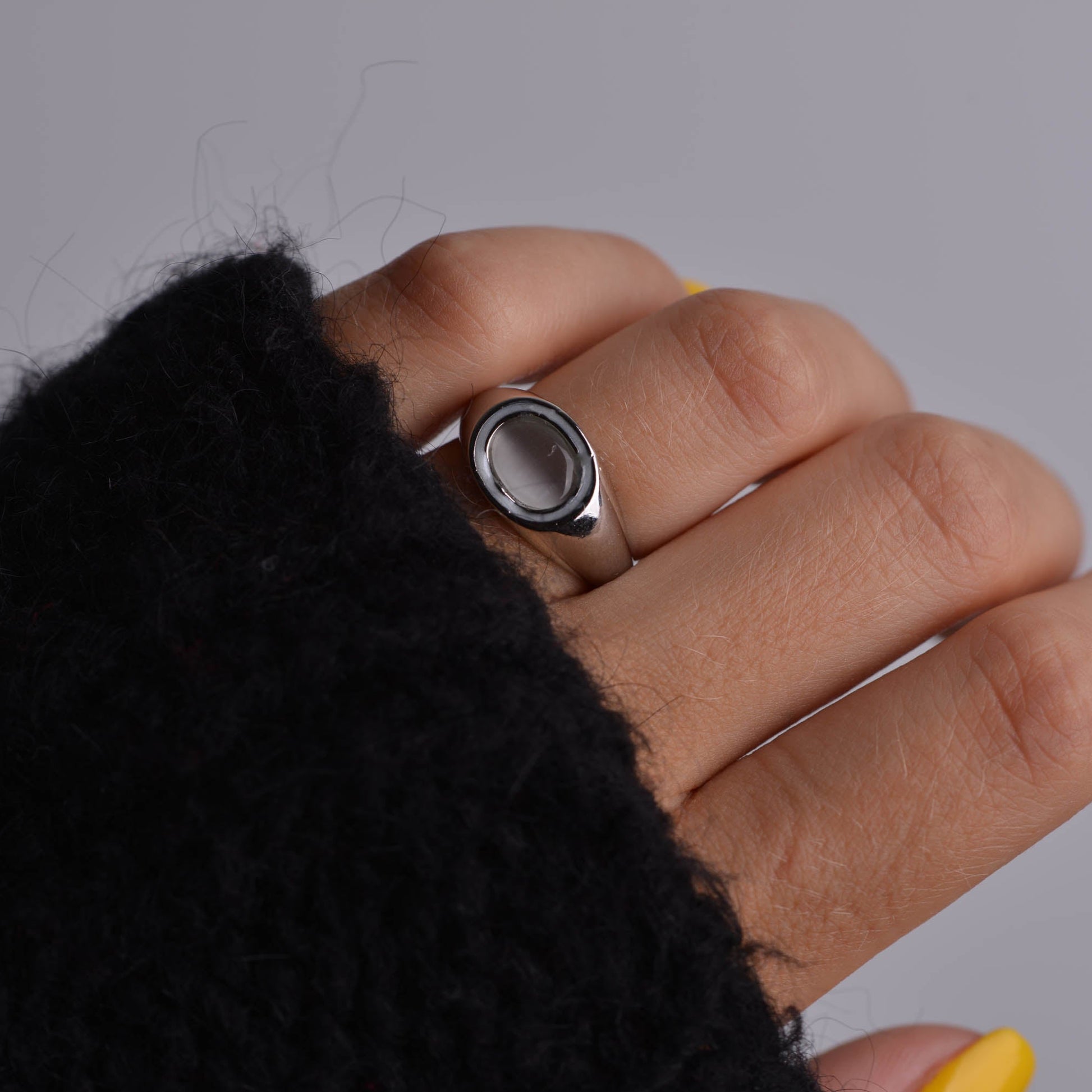 Cubic Zirconia Silver Ring