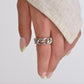 Curb Chain Echo Flow Ring