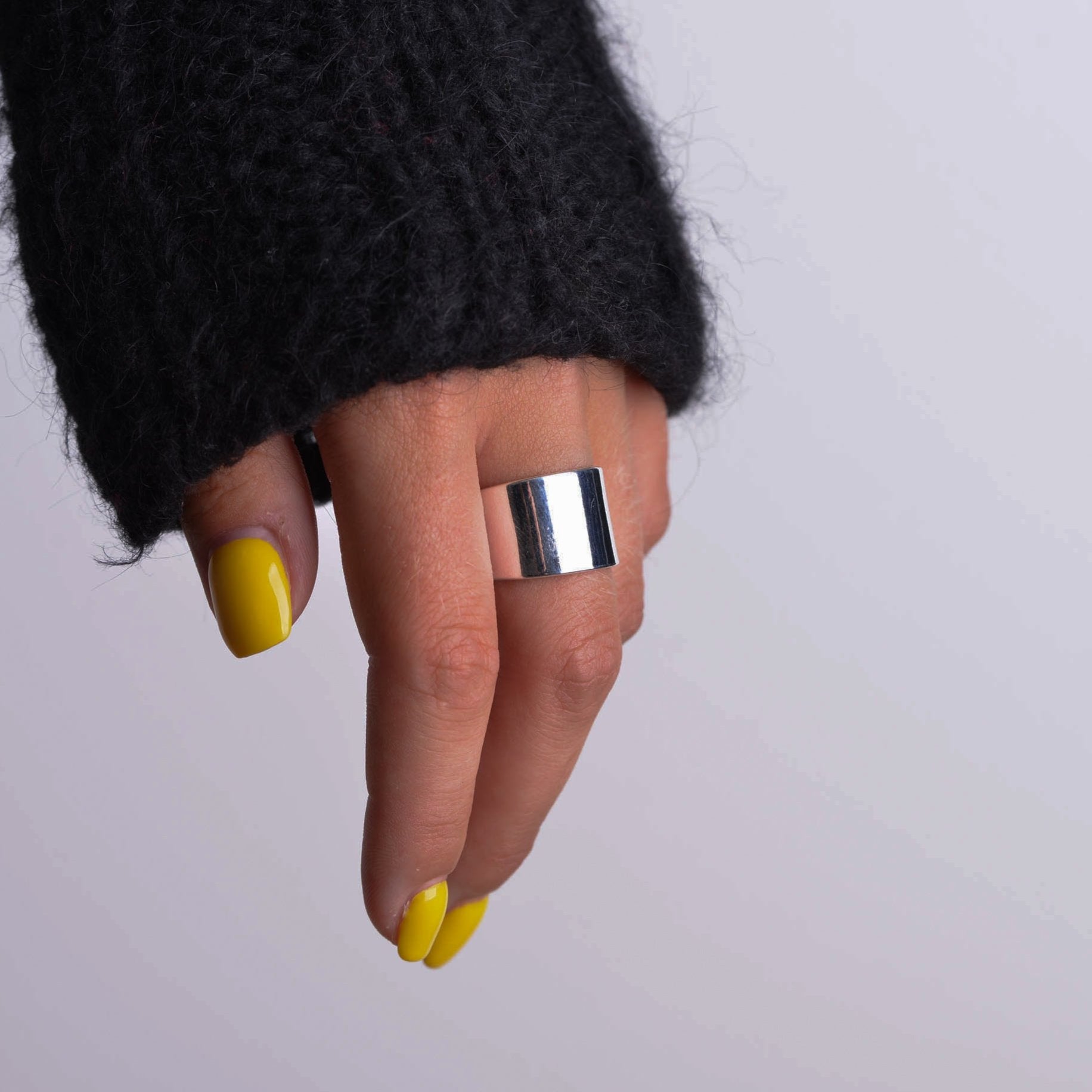 Chunky Bold Silver Ring