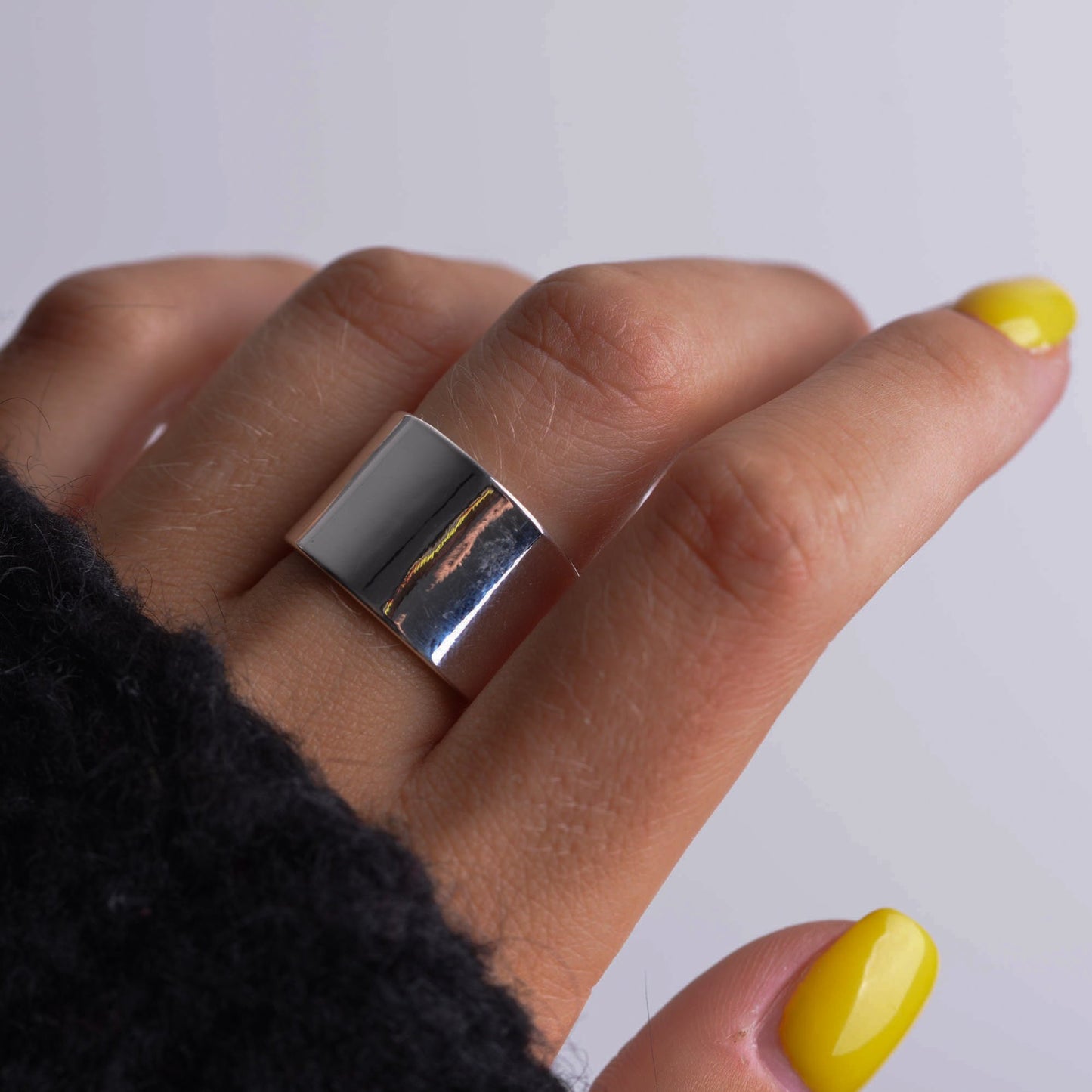 Chunky Bold Silver Ring