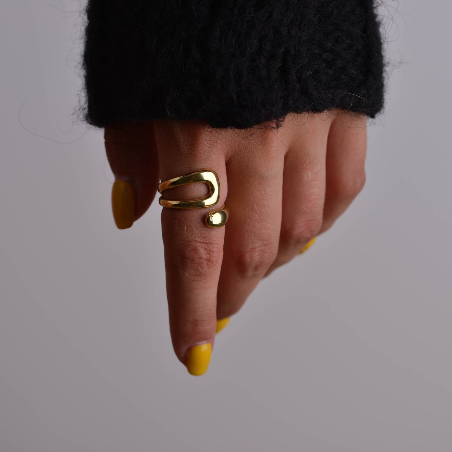 Gold Chunky Ring