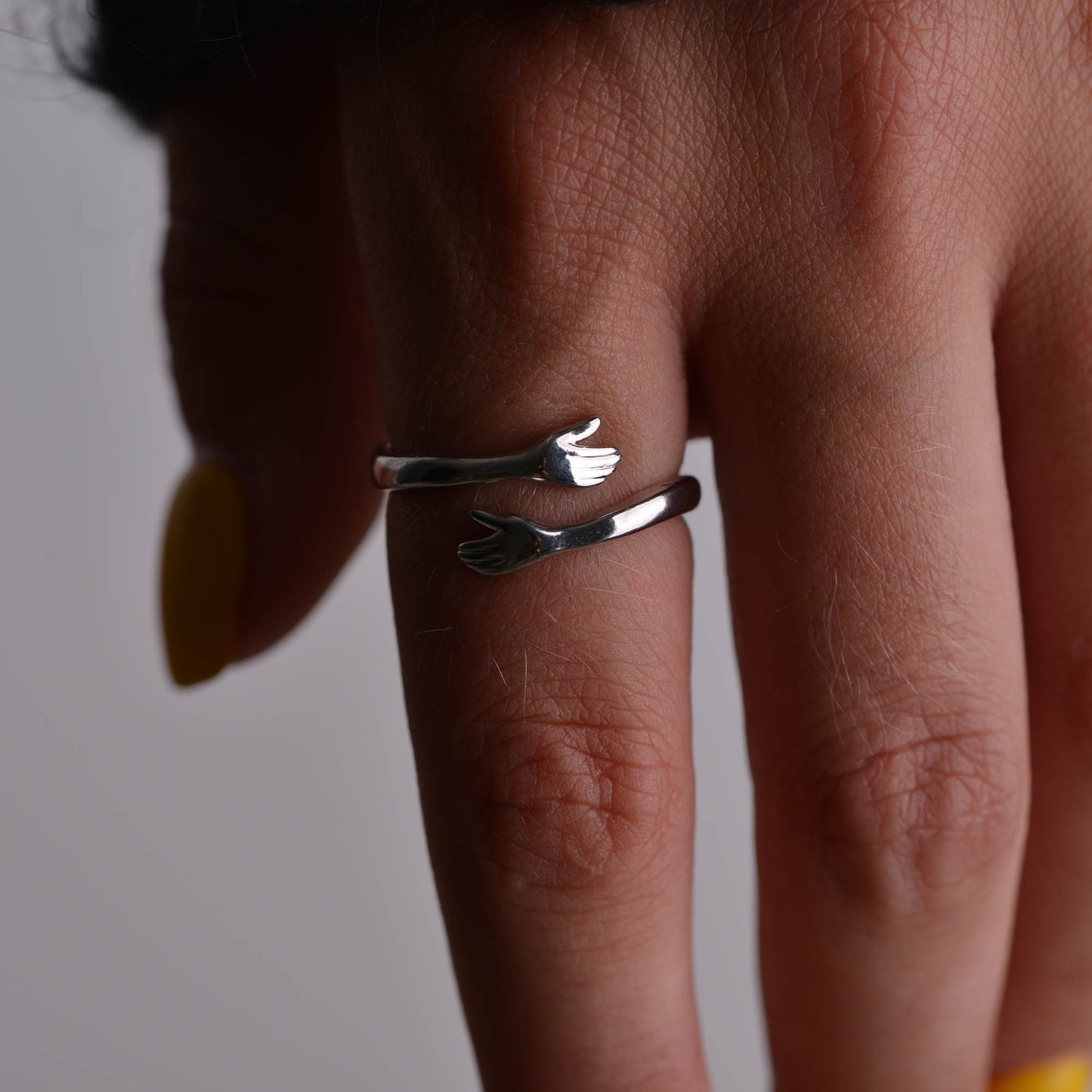 Silver Hug Ring