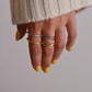 Gold and Silver Two Finger Ring