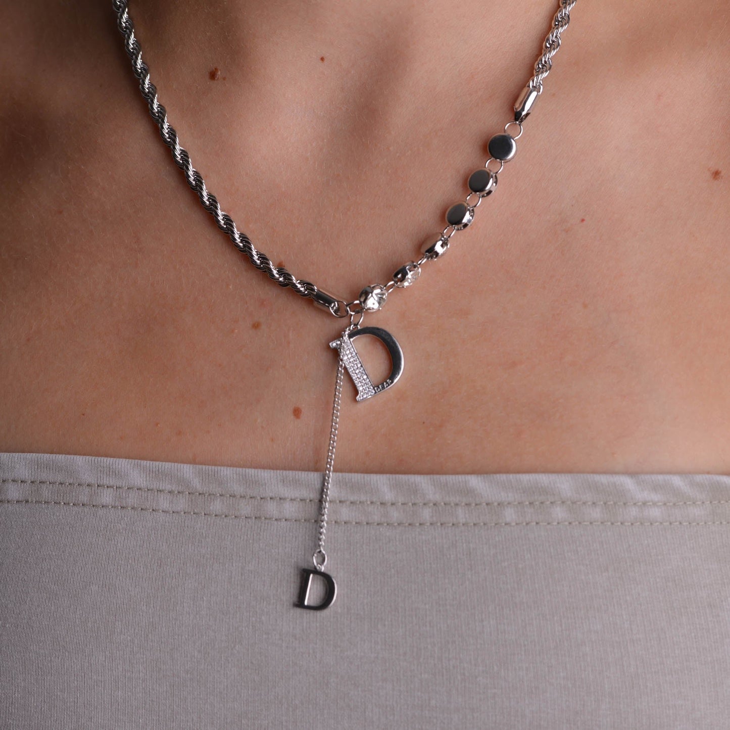 Diora Silver Necklace