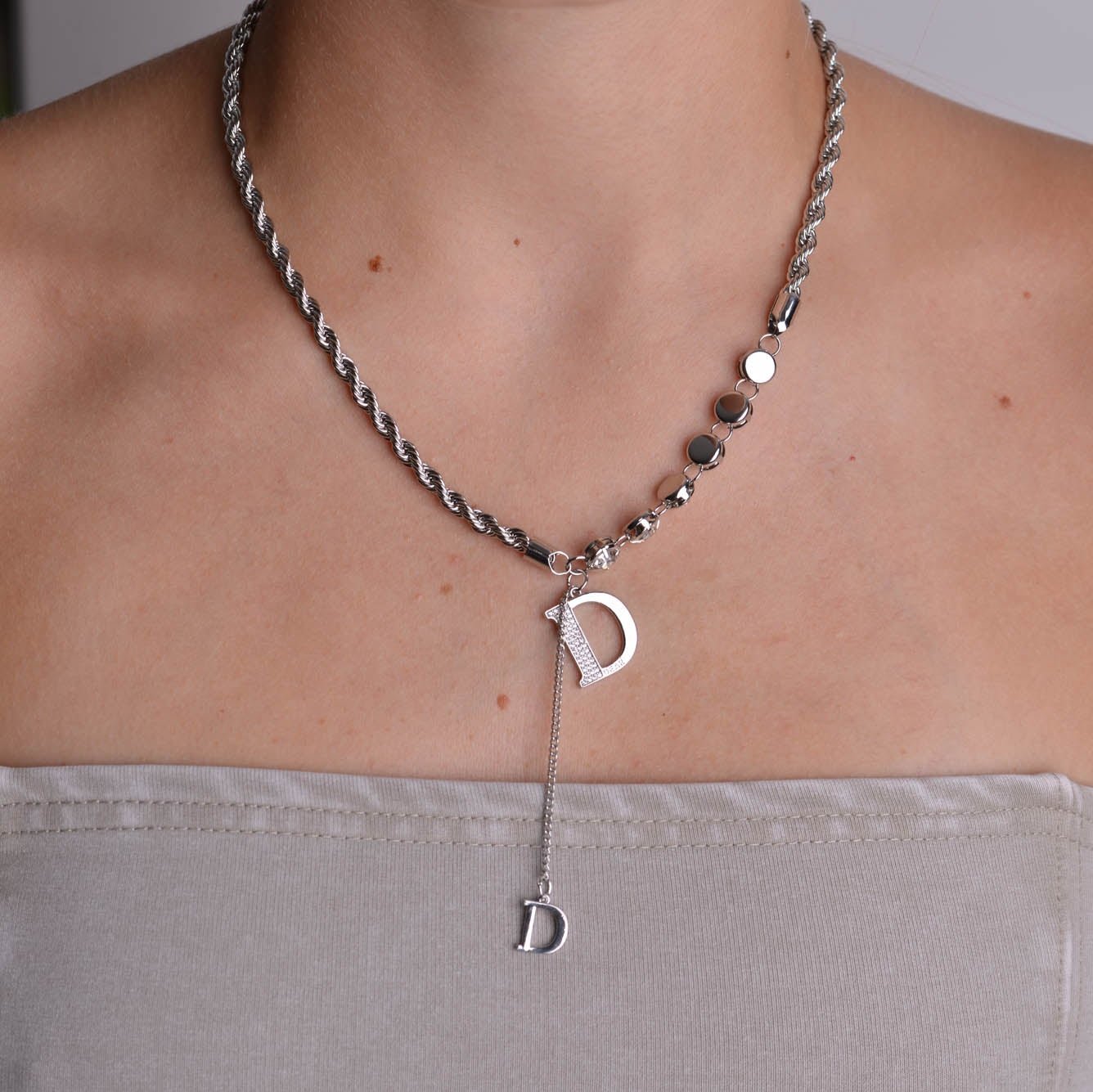 Diora Silver Necklace