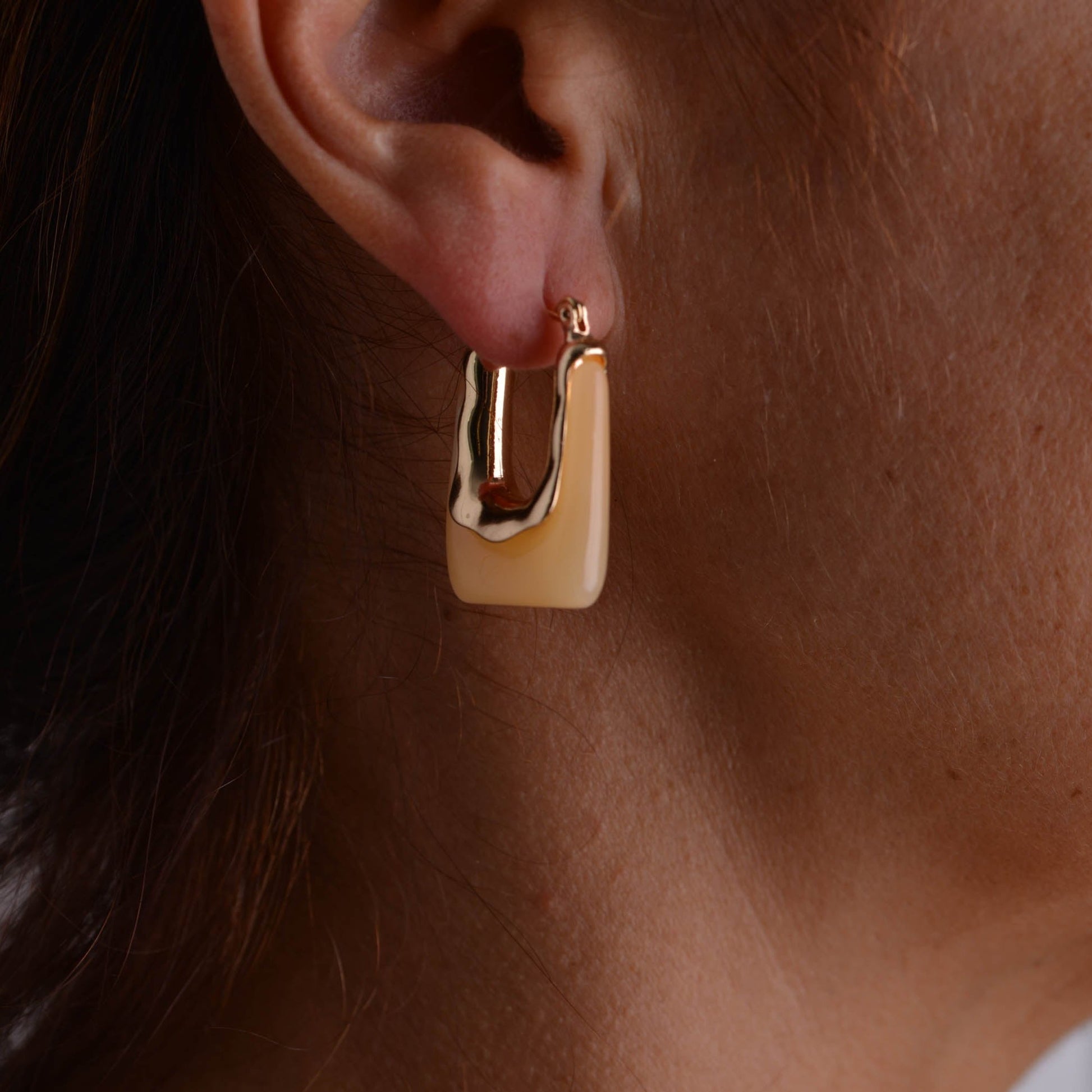 Chunky Gold Hoops