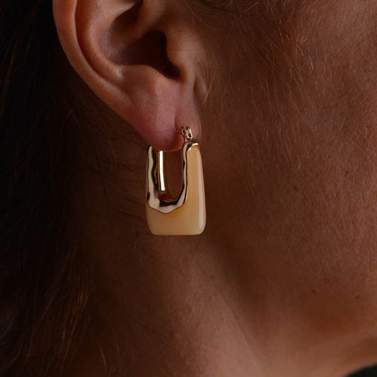 Chunky Gold Hoops