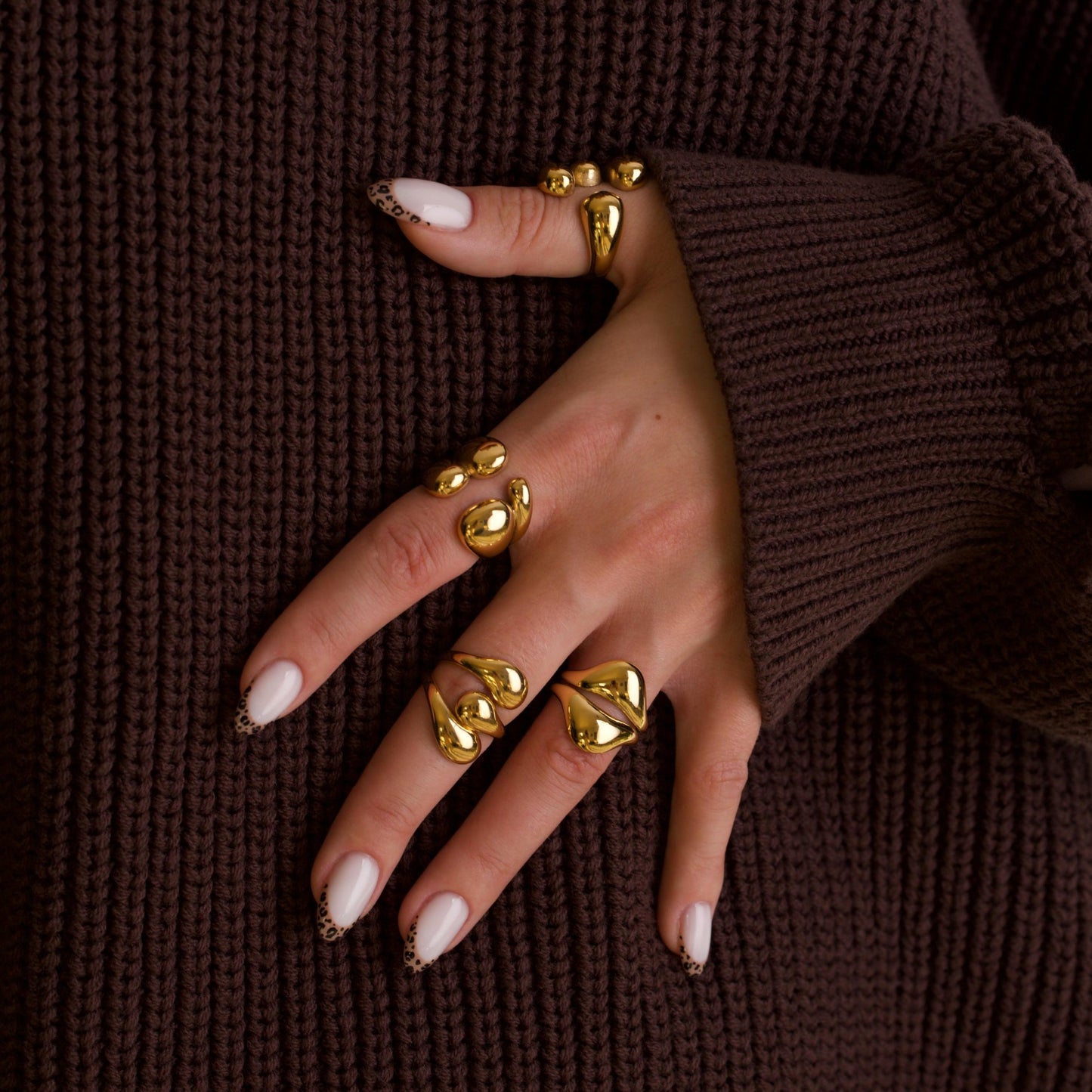 18k Gold Matching Rings